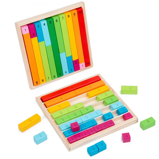 BruchWerkstatt Montessori Lernstäbchen aus Holz