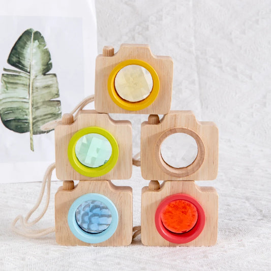 KaleidoSpaß - Die Montessori-Holzkamera für kleine Entdecker