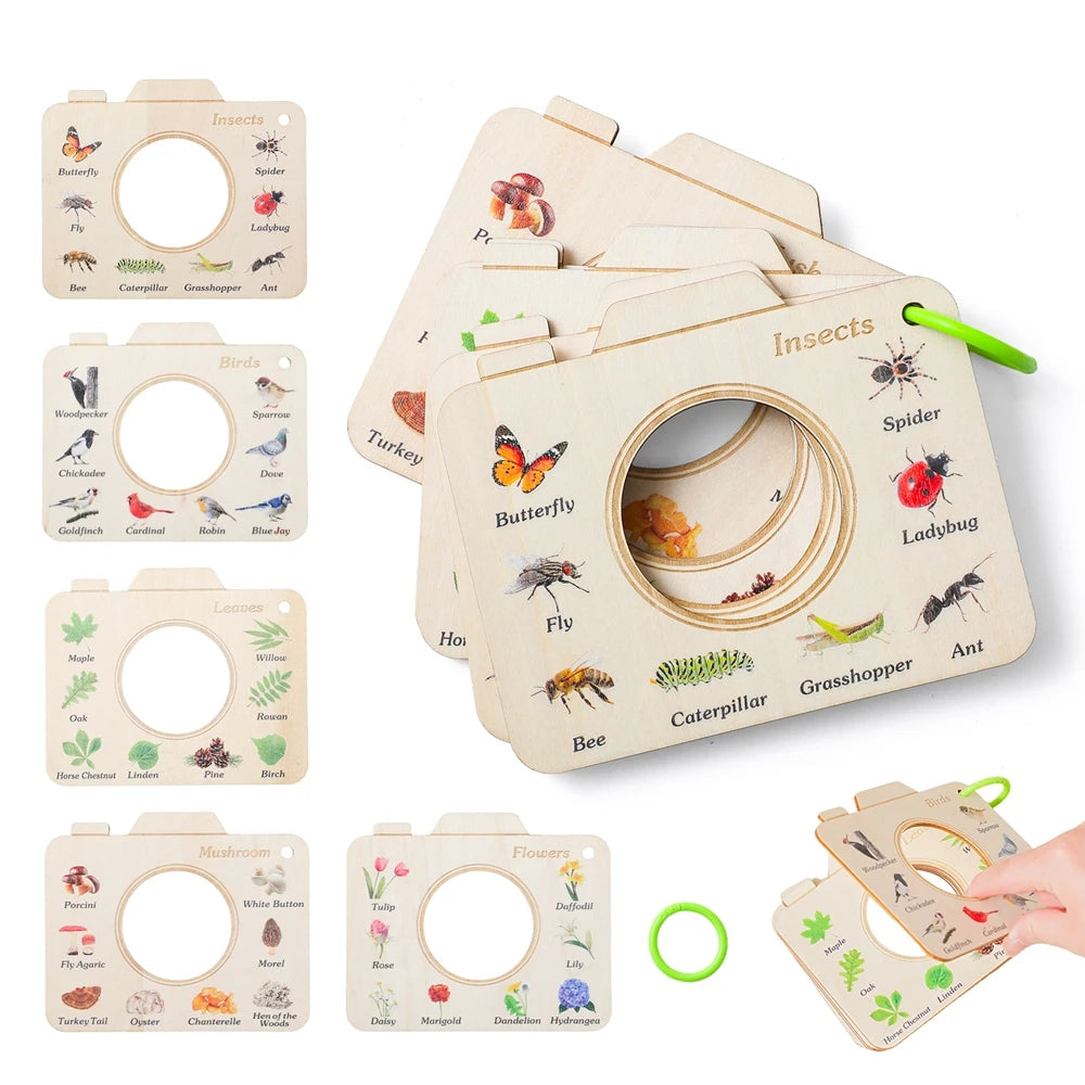 NaturBuch Montessori Holzbuch für Babys
