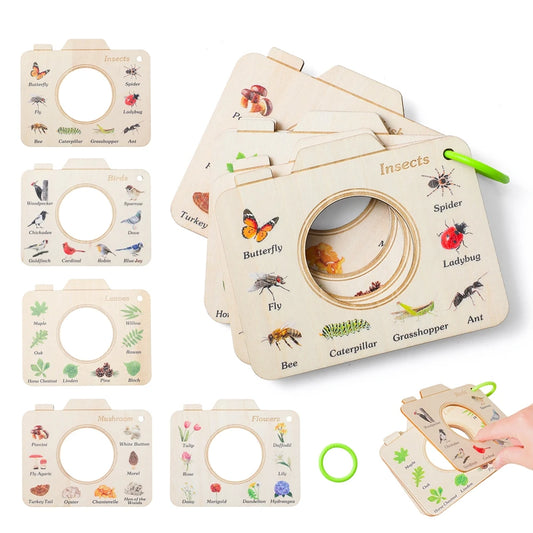 NaturBuch Montessori Holzbuch für Babys